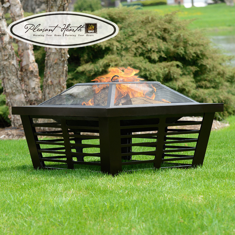 Pleasant Hearth Hudson Wood Burning Firepit