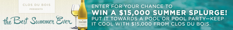 Clos Du Bois Summer Splurge Sweepstakes 