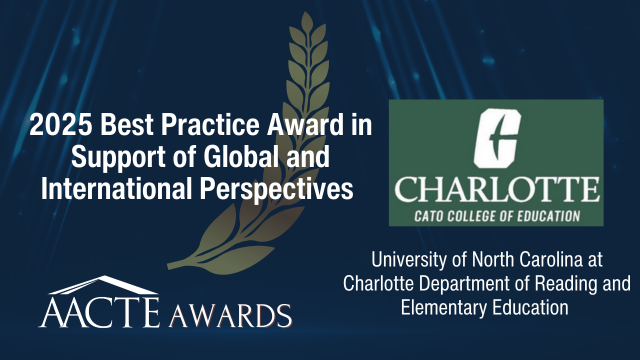 University of North Carolina at Charlotte to Receive the 2025 AACTE ...