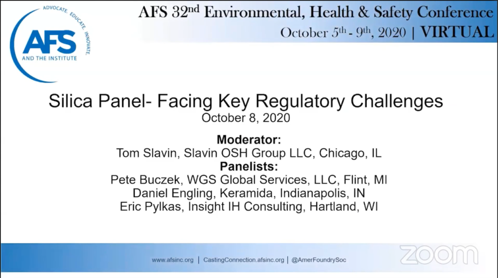 Silica Panel Facing key regulatory challenges respirator shortages, housekeeping, current