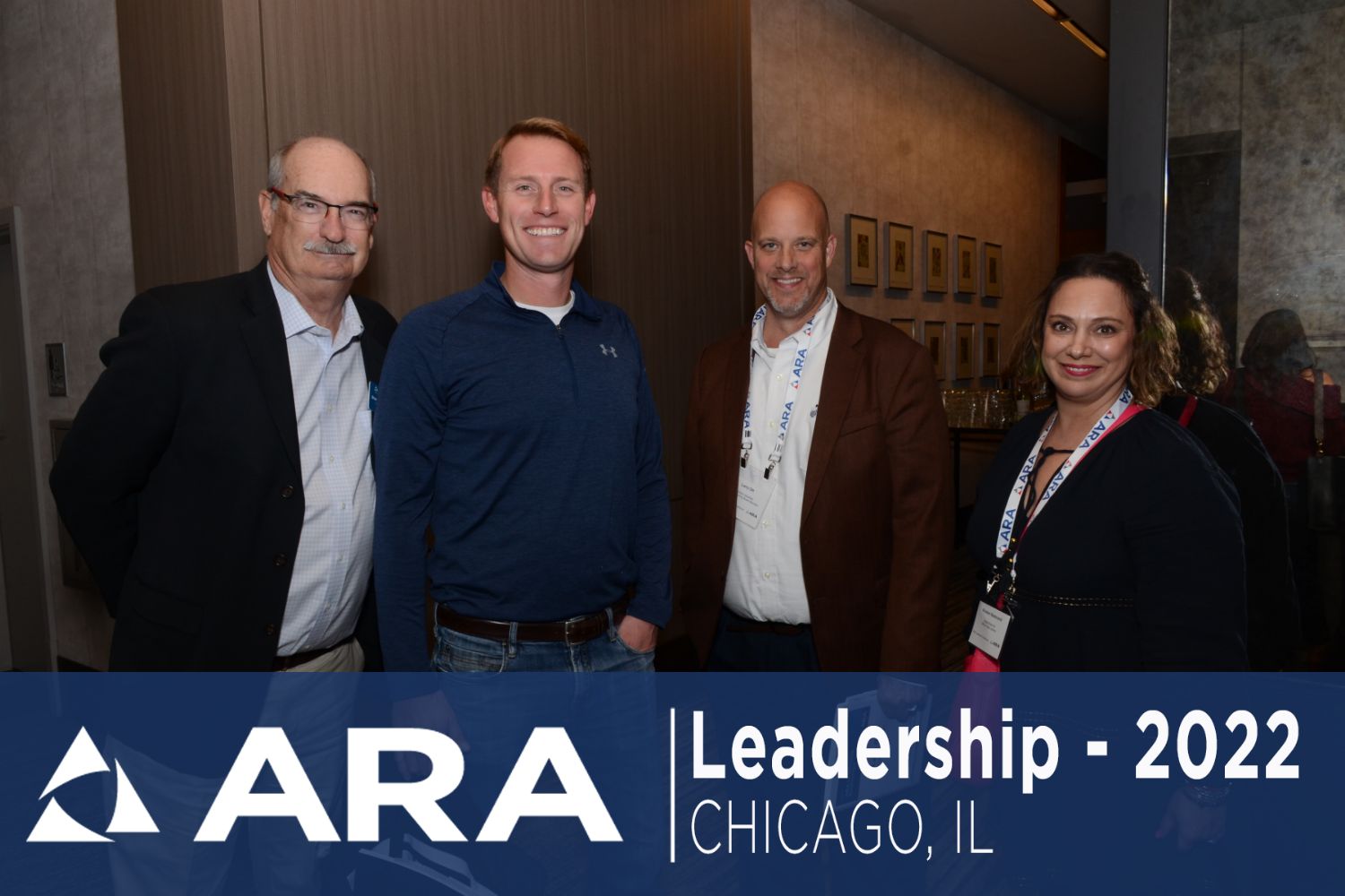 Left to right: Brian Richardson (ARA Region Two director); Matt Mutton (ARA of Indiana); Larry Ott (incoming ARA associate member director); and Kristen Redmond (ARA of New Jersey)