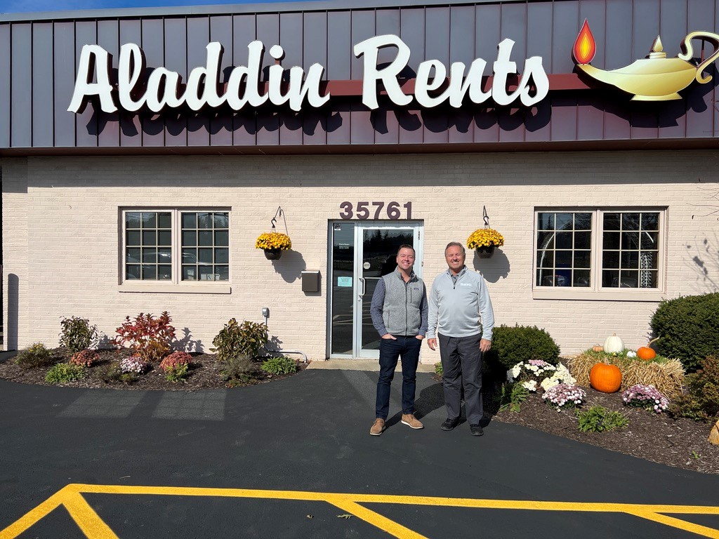 Aladdin Rents store in Eastlake, Ohio