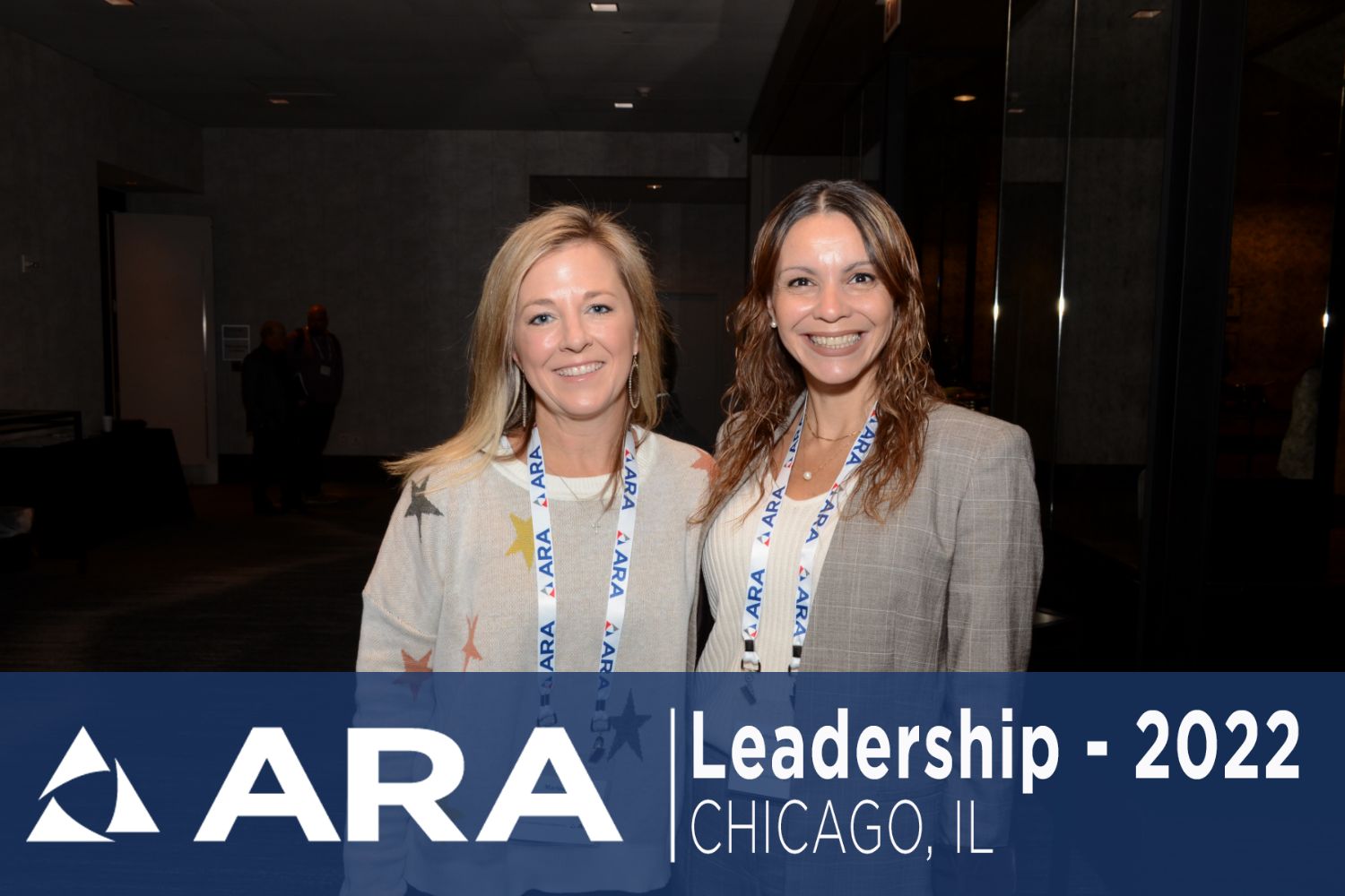 Marlee Cain (ARA of Mississippi), left, and Carol Fontanez (ARA of Florida)