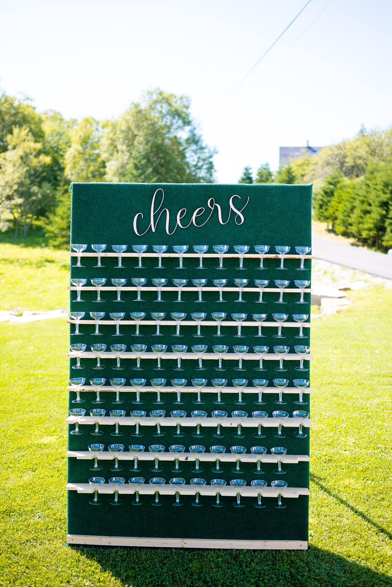 Champagne wall