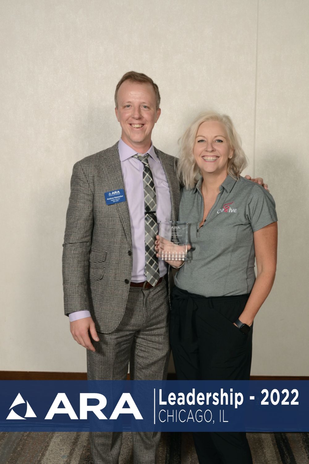 Andrew Heesacker and Maureen Harkness