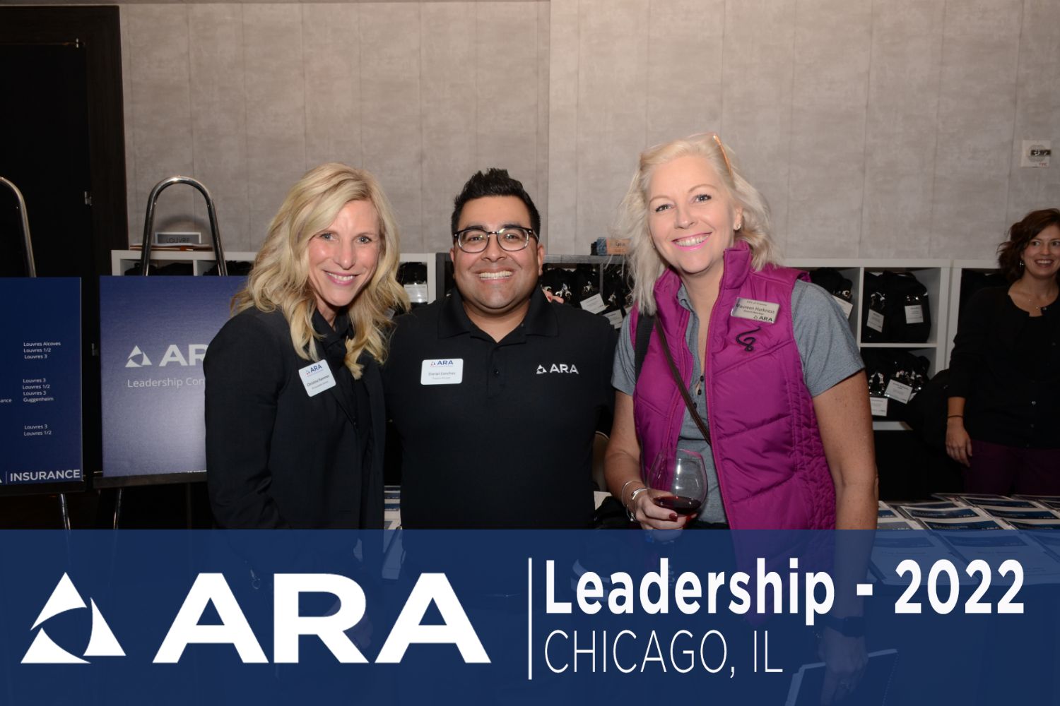 ARA's Chris Hammes and Daniel Sanchez with ARA of Arizona President Maureen Harkness