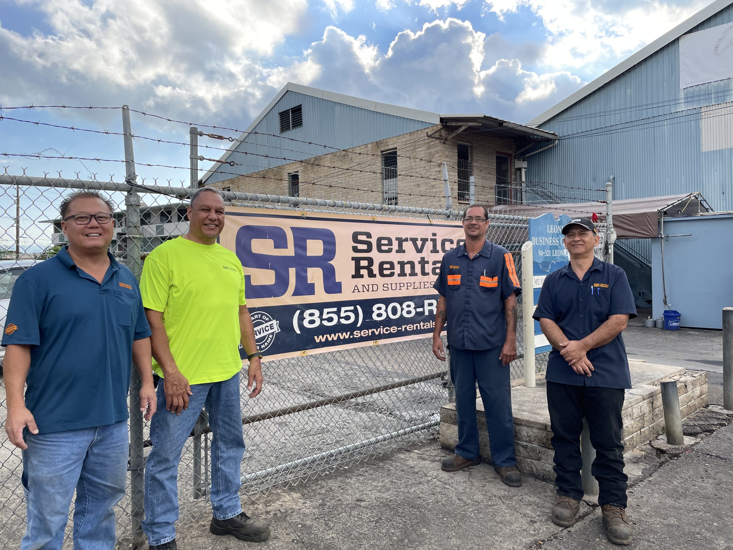 Some of the team members at the Oahu branch