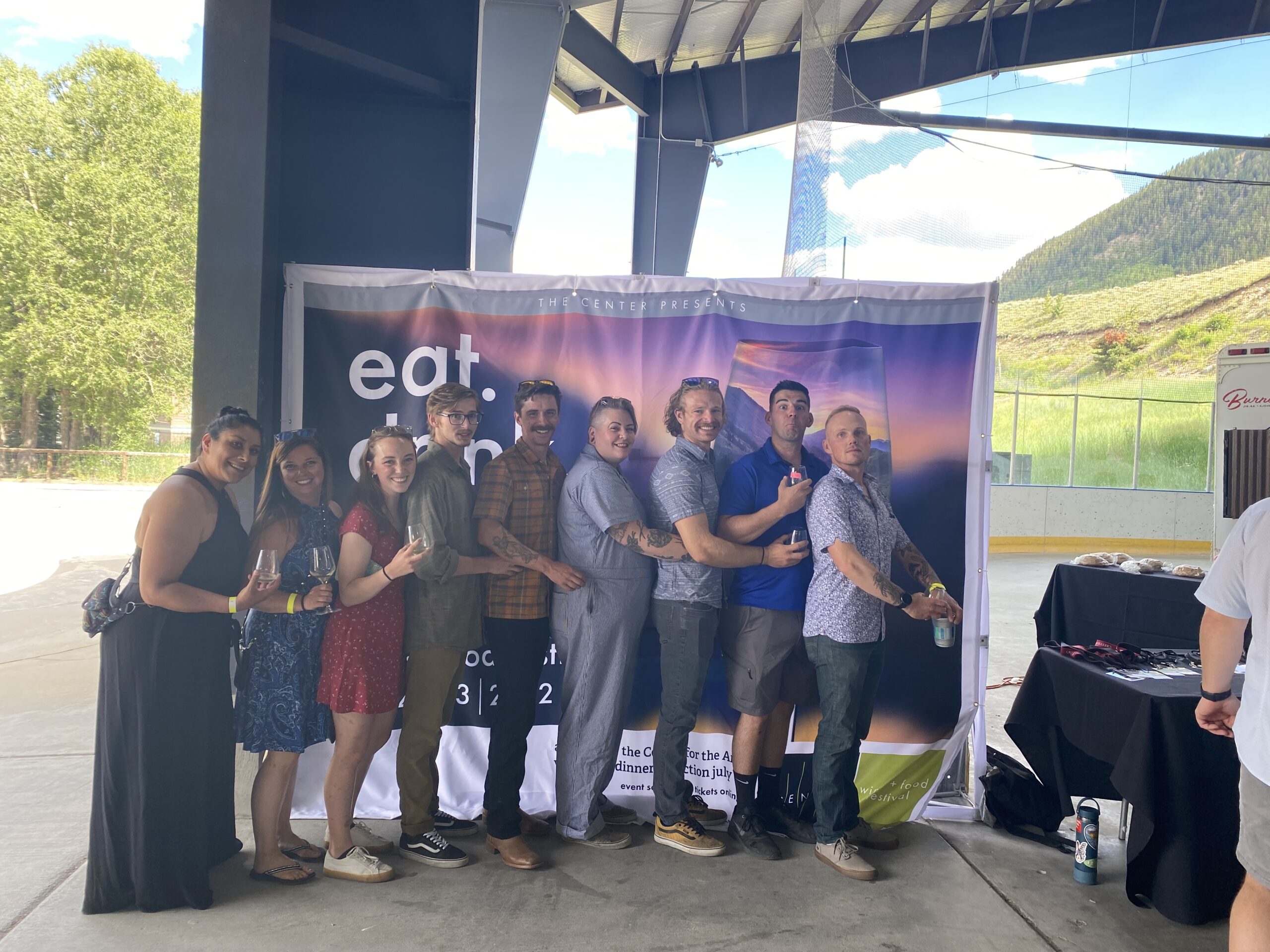 The Alpenglow Events team at a fundraiser