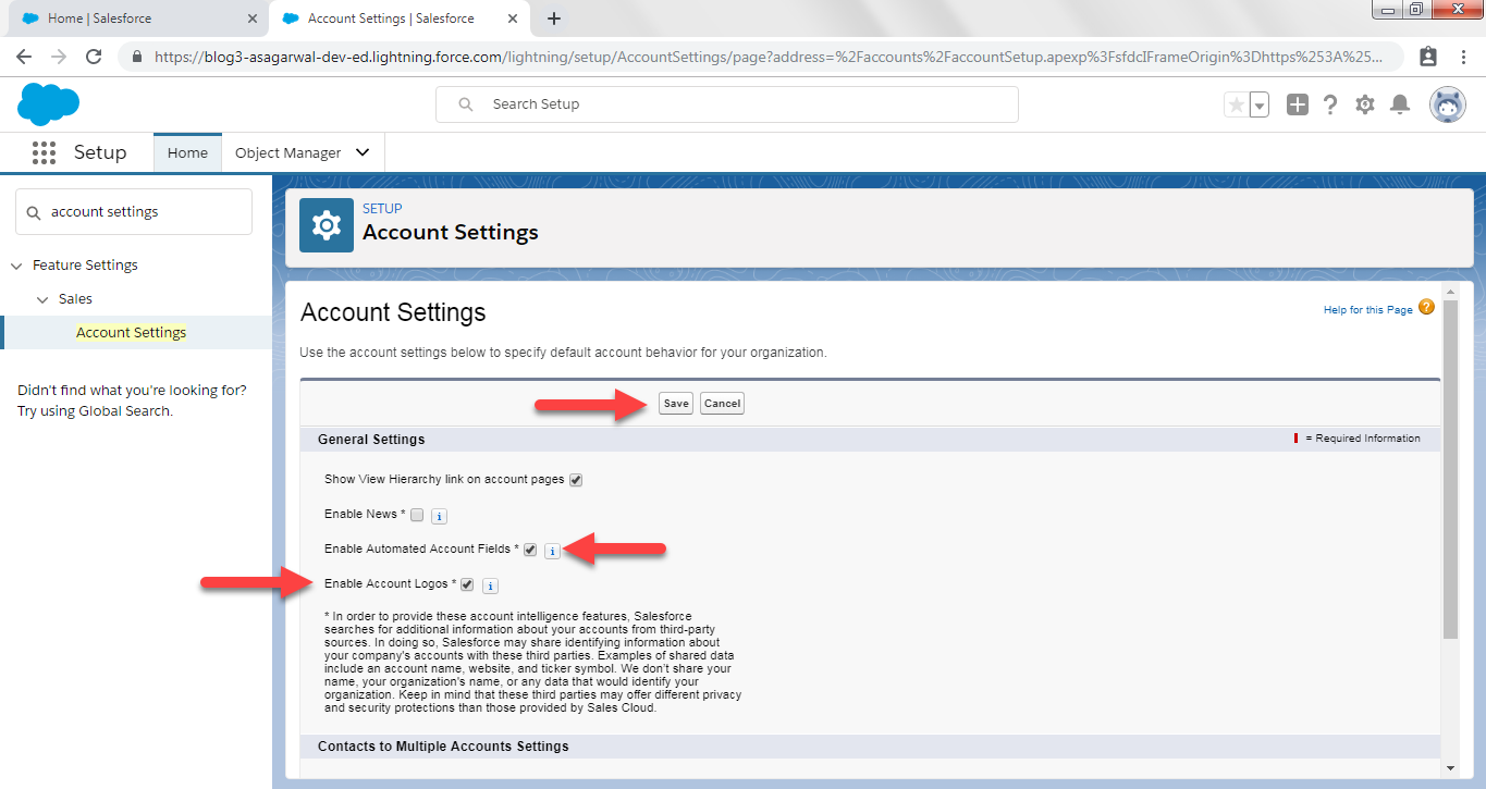 Enable Account Logos in Salesforce