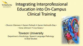 Integrating Interprofessional Education Into On-Campus Clinical Training