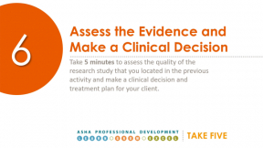 Evidence-Based Decision-Making Series: EBP Basics and Tools for Practicing Clinicians 1.6