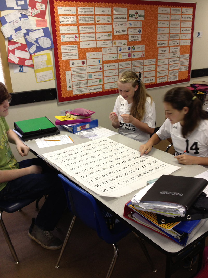 Seventh grade Lesson Adding and Subtracting Integers Test