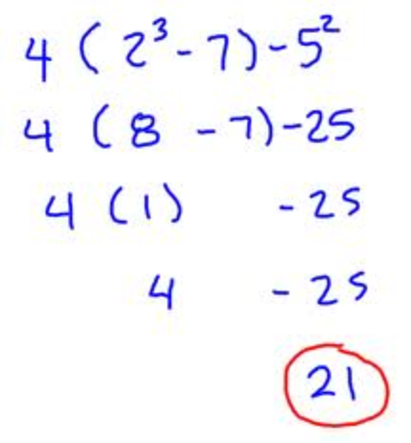 Ninth grade Lesson PRE-ALGEBRA: Evaluating Expressions