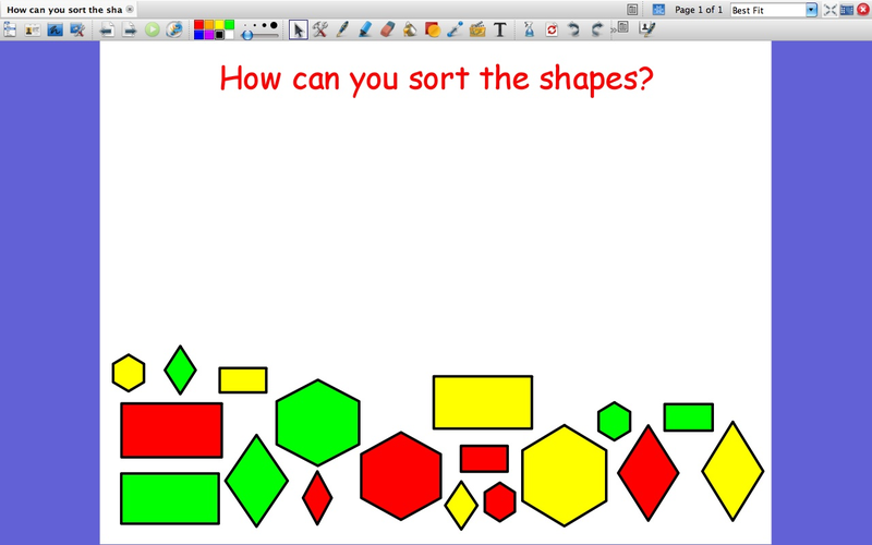 Kindergarten Lesson Who Will Choose the Sorting Rule?