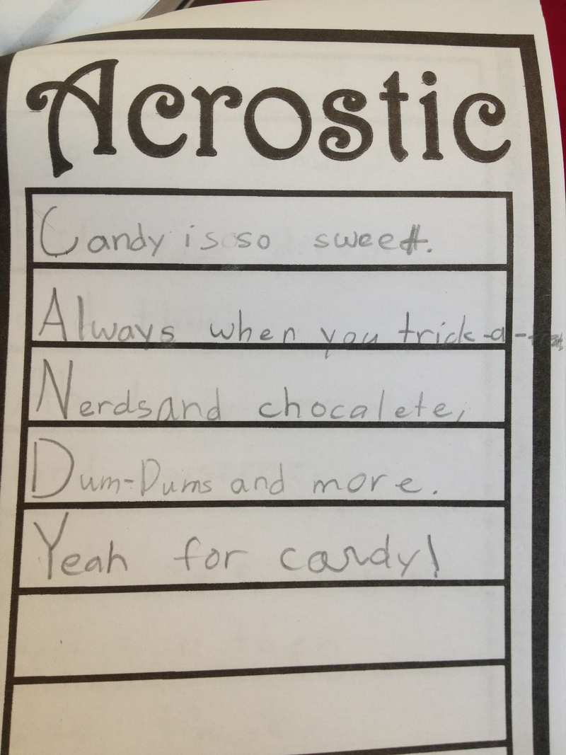 Fourth Grade Lesson Acrostic Poems BetterLesson