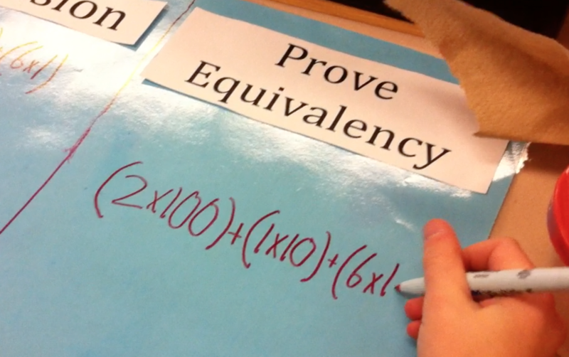 Fourth grade Lesson Bank Teller & Representing Numbers Part 1