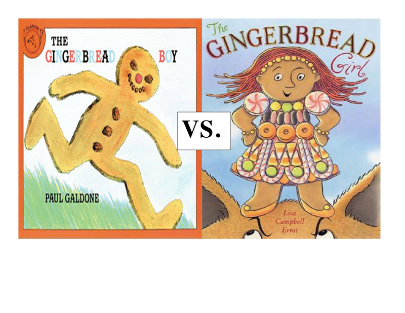 Kindergarten Lesson The Gingerbread Boy versus the Gingerbread Girl