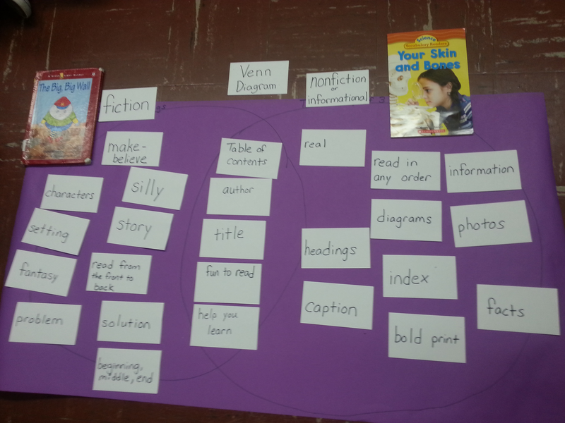 First grade Lesson Fiction or Nonfiction? That is the Question
