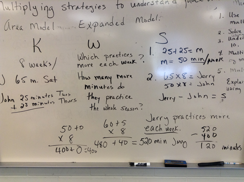 Fourth grade Lesson Multistep Word Problems, Algebraic Concepts