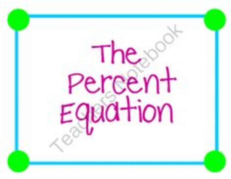 Seventh grade Lesson A Percent Equation | BetterLesson