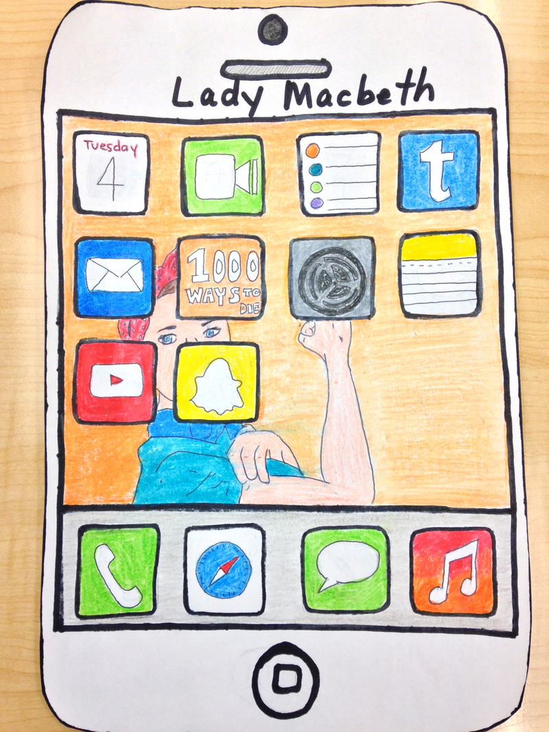 Twelfth grade Lesson Smart Phone Literature Project Day Four