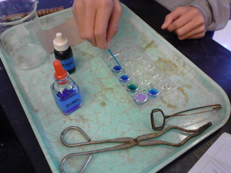 Ninth grade Lesson Identifying Organic Compounds in the Lab (Day 3 of 5)