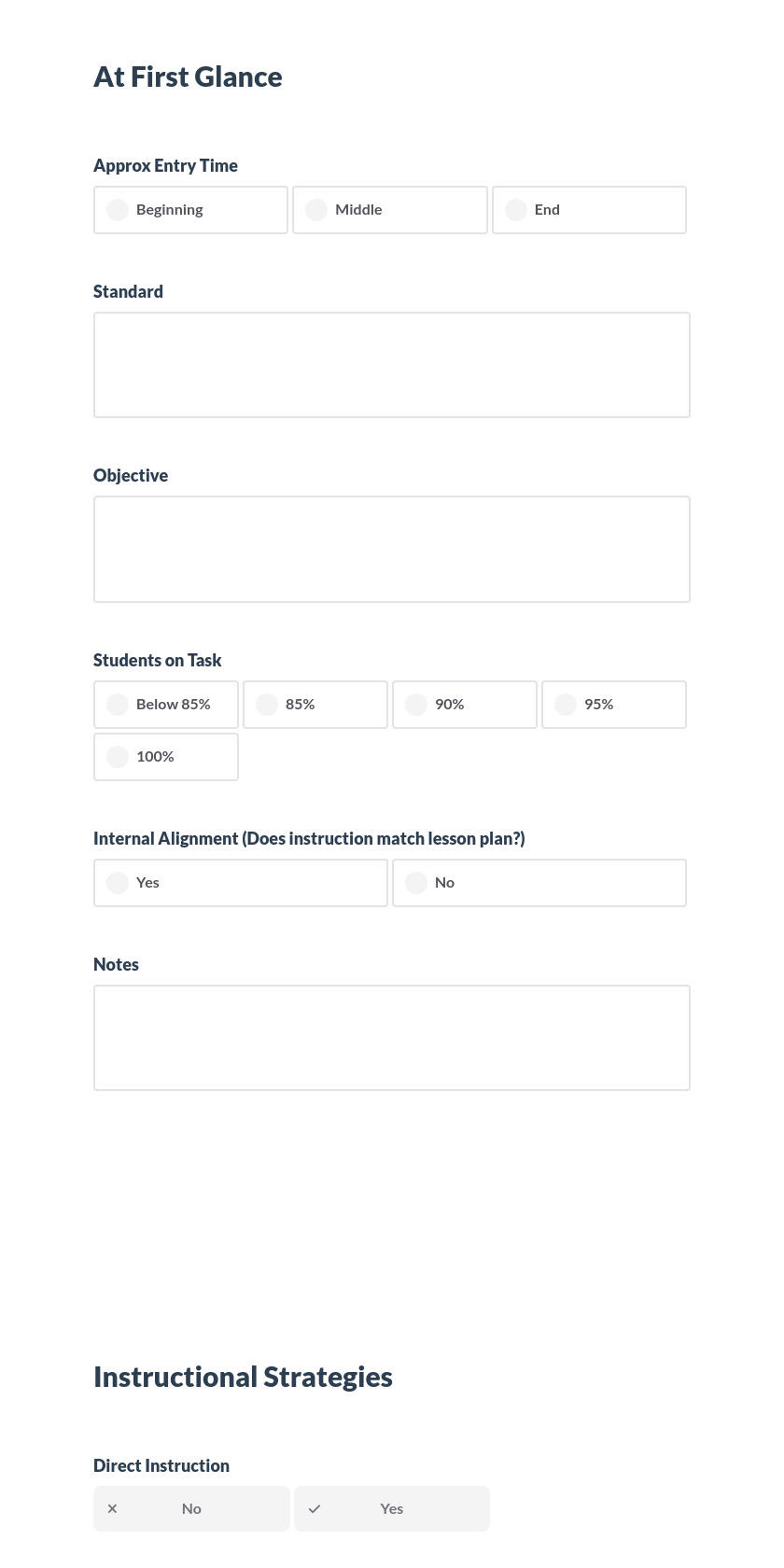 Secondary Template Preview