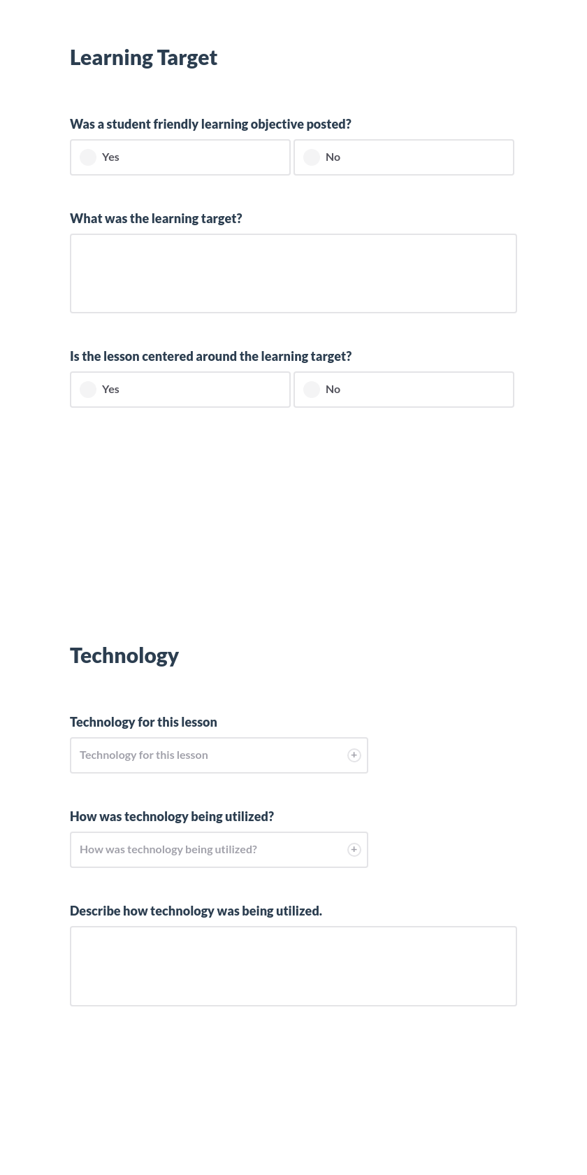 Classroom Walkthrough Preview