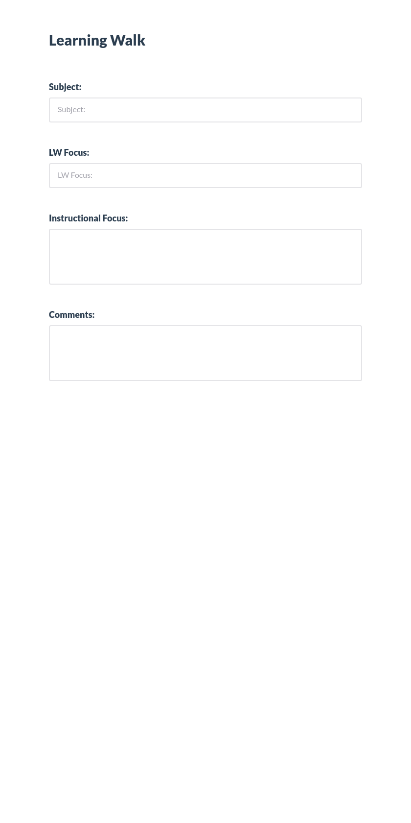 Learning Walk Preview