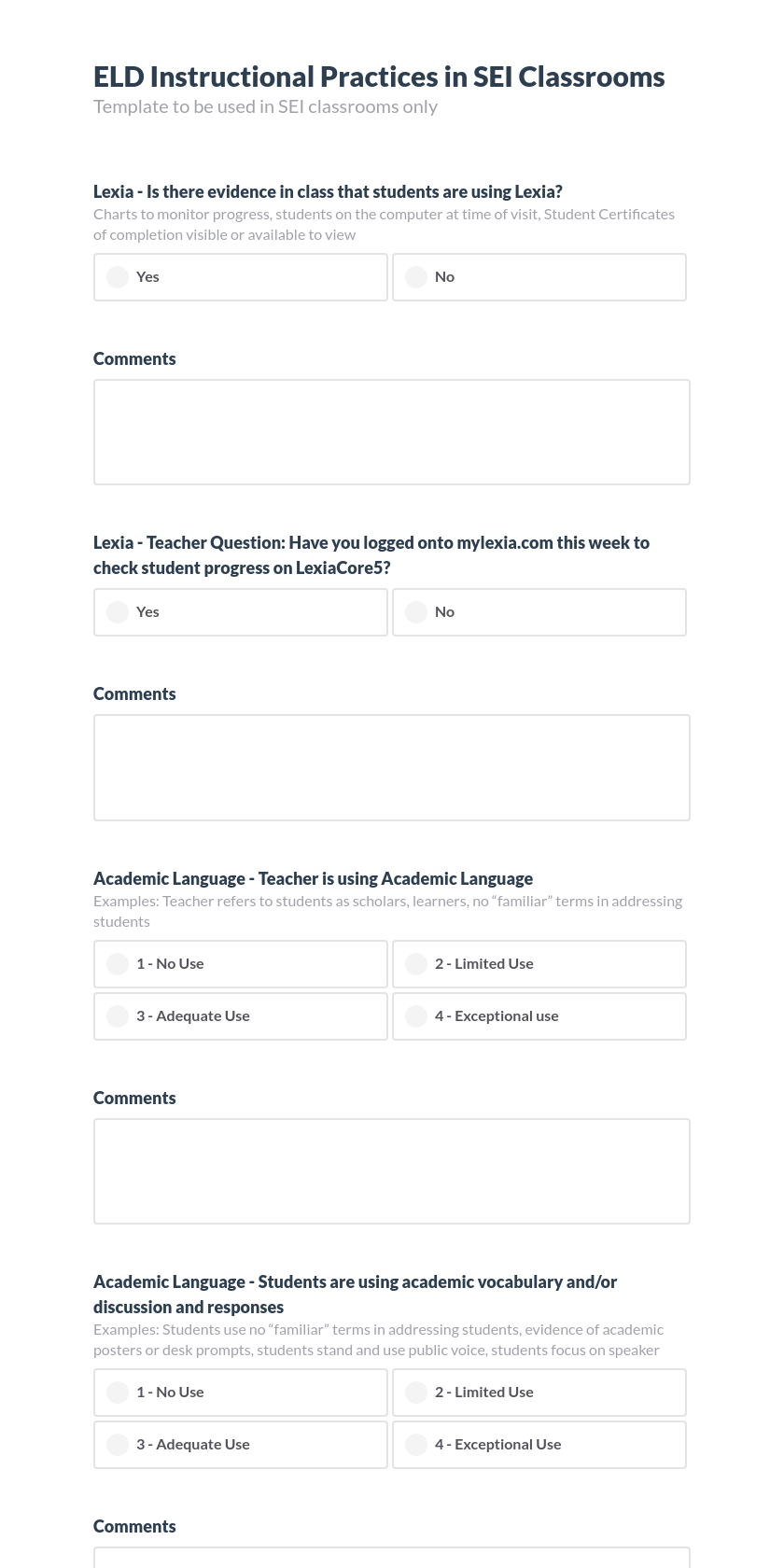 Monitoring ELD in Classrooms Preview
