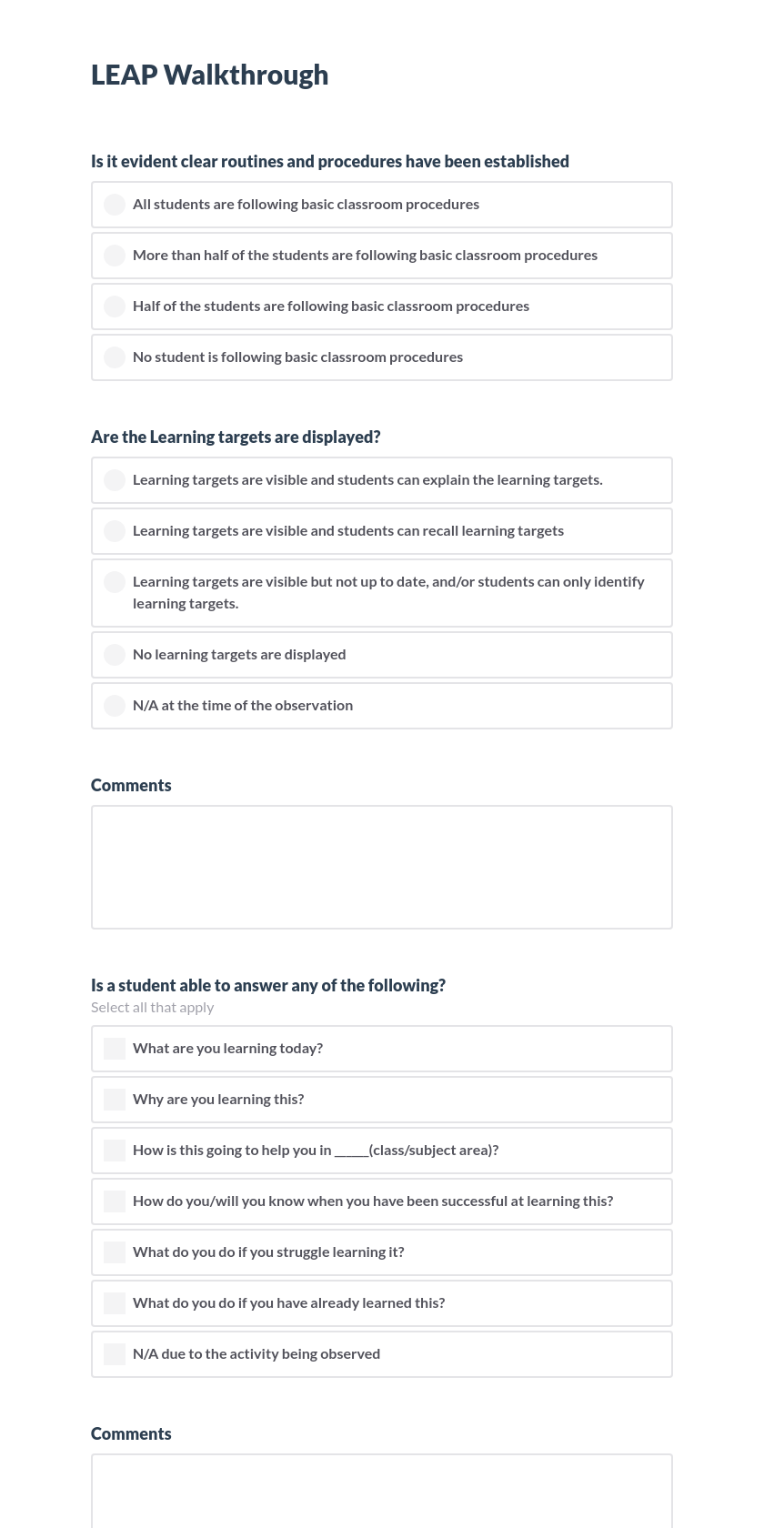 LEAP Walkthrough Preview