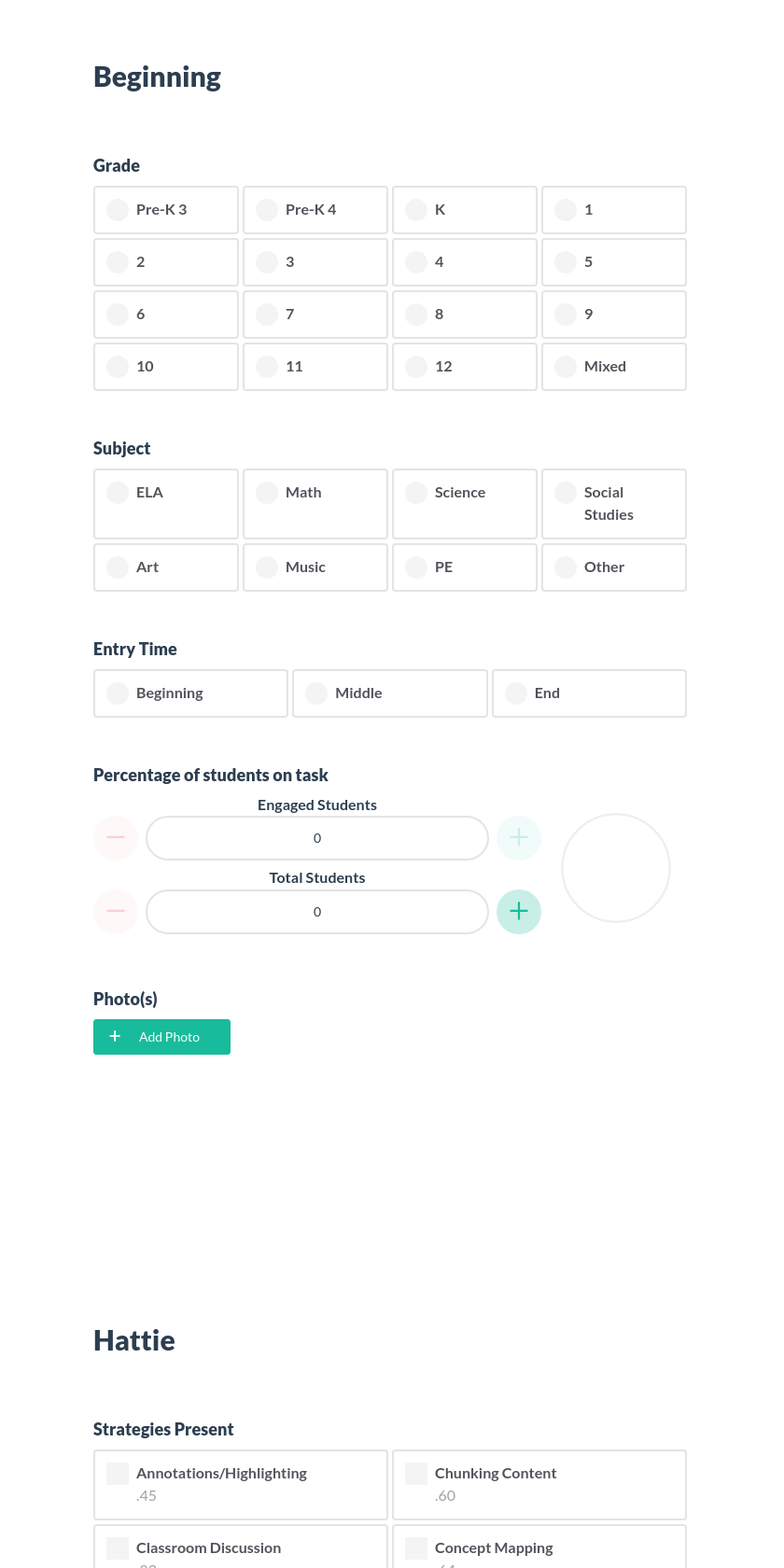 Walkthrough Observation Preview