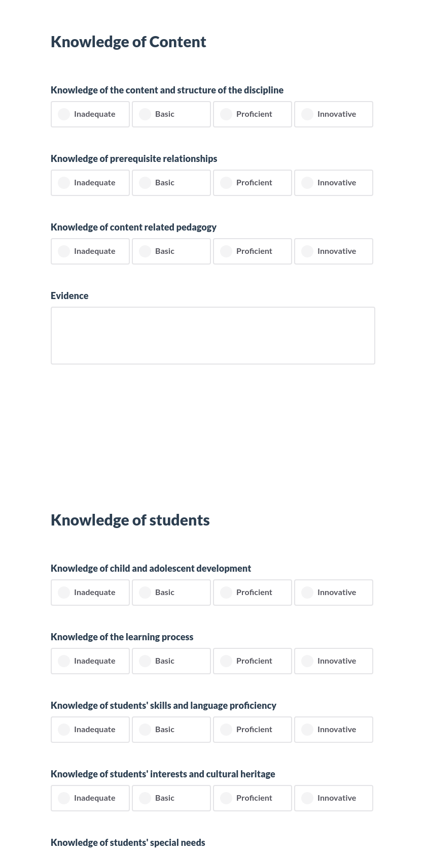 Charlotte Danielson Framework Preview
