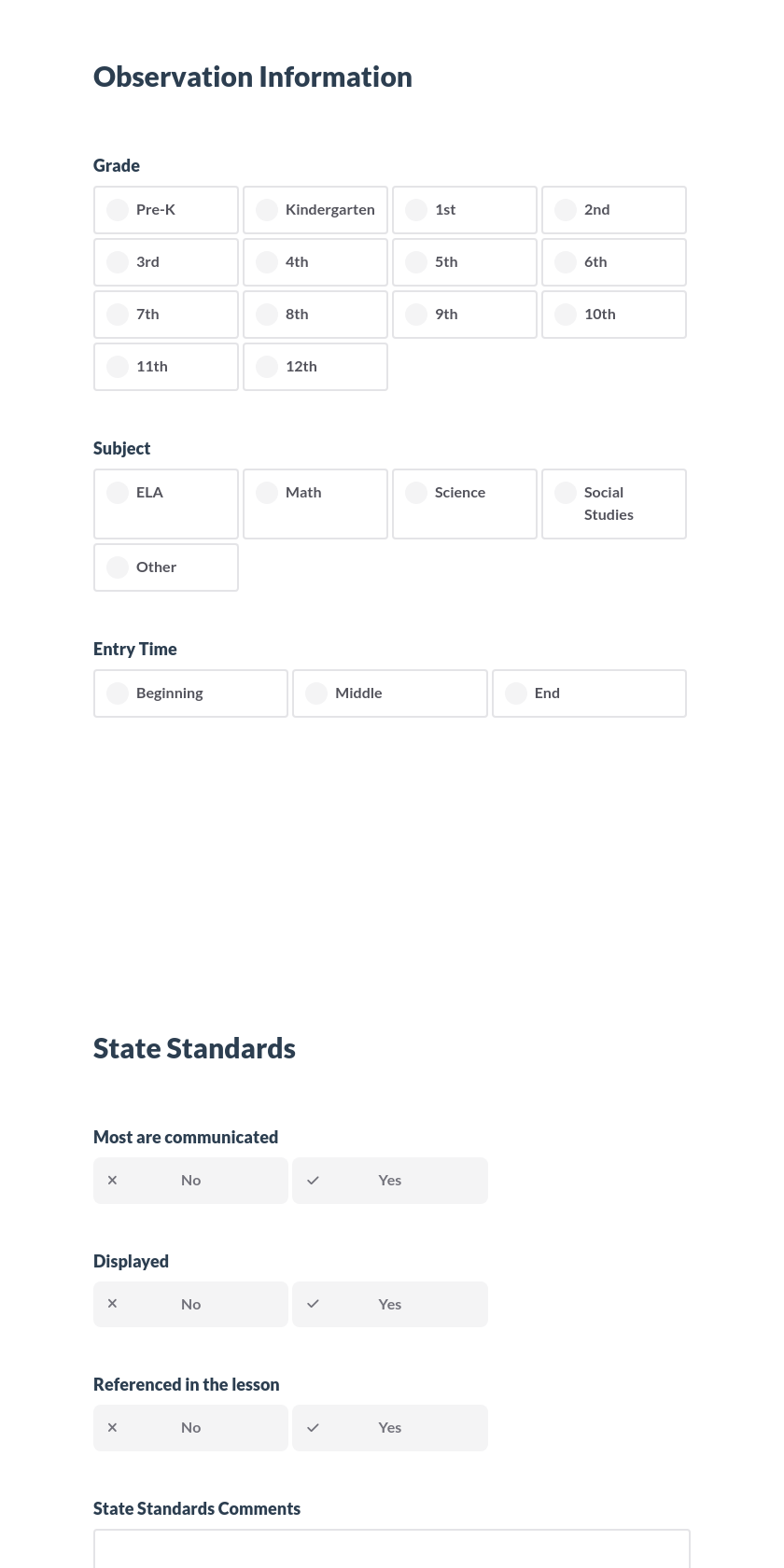 Standards and Objectives Preview