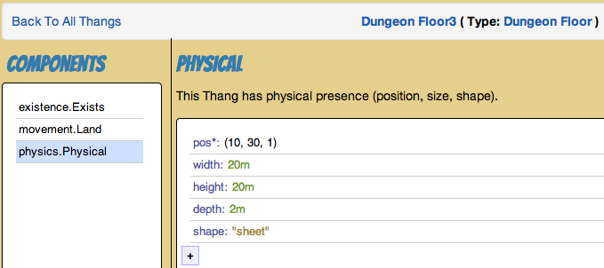 Dungeon Floor Thang example