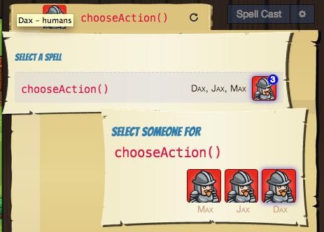 Example of multiple Thangs sharing a spell: TomeView -> SpellListView -> SpellListEntryView -> ThangAvatarView + SpellListEntryThangsView -> More ThangAvatarViews