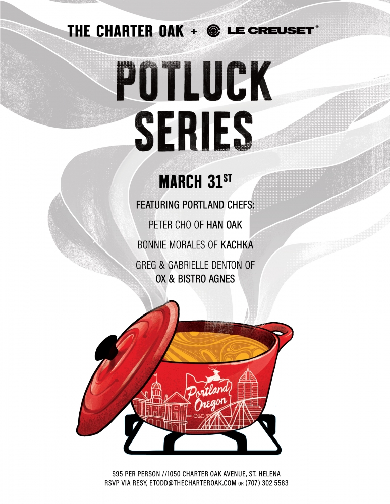GUEST CHEF POTLUCK DINNER MARCH 31