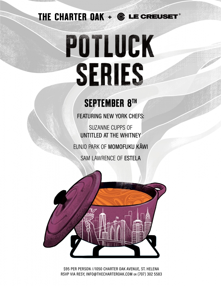 GUEST CHEF POTLUCK DINNER SEPTEMBER 8