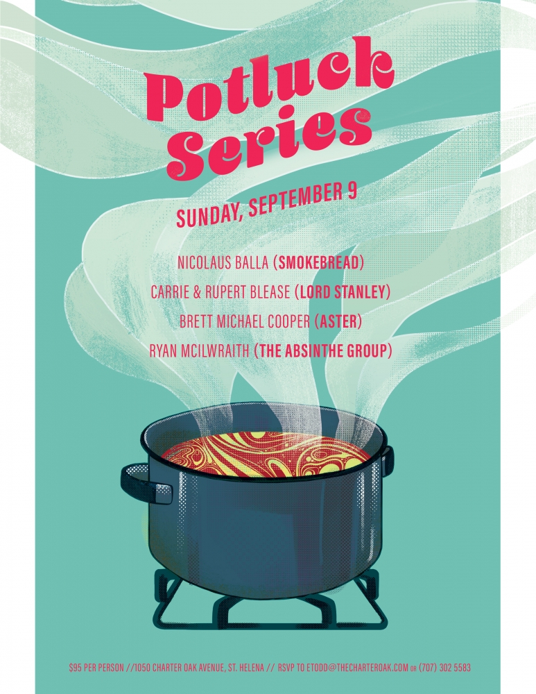GUEST CHEF POTLUCK DINNER SEPTEMBER 9