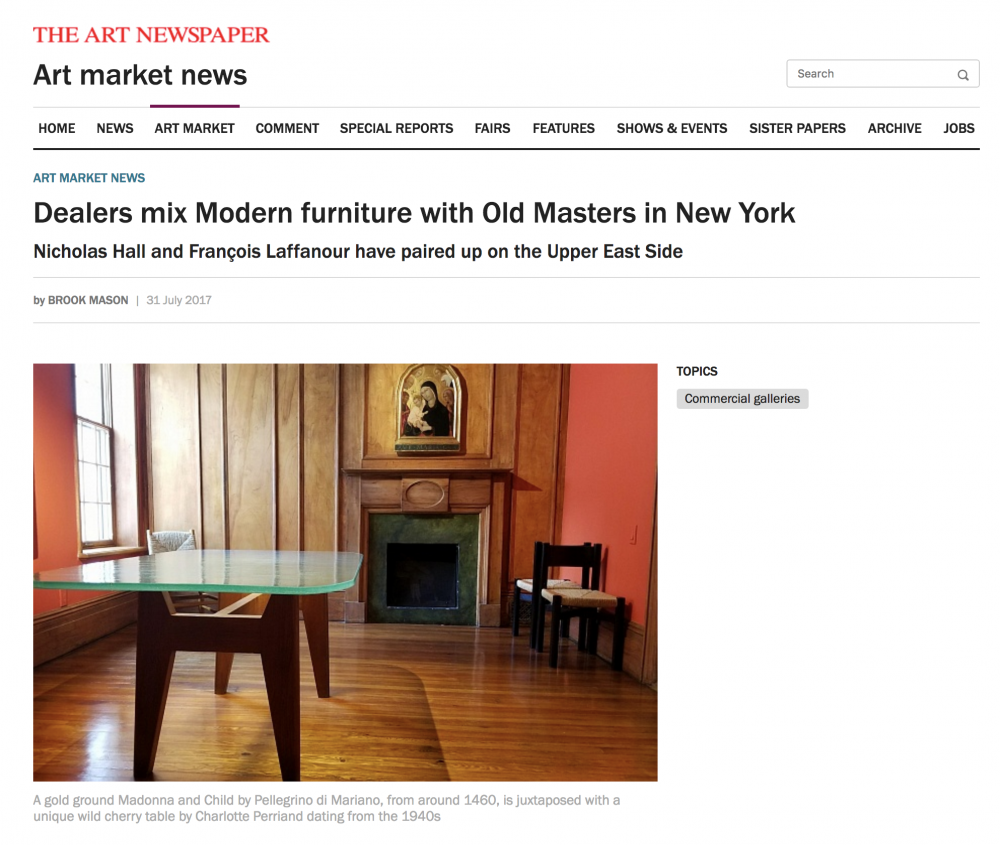 the art newspaper online dealers mix modern furniture with old