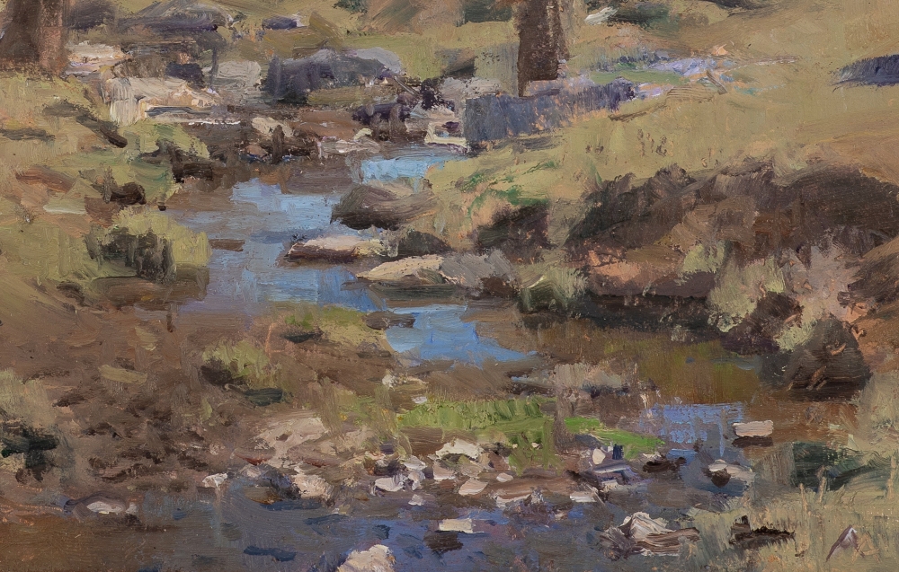 Swover Creek II 8.75" x 12.5" Oil On Panel