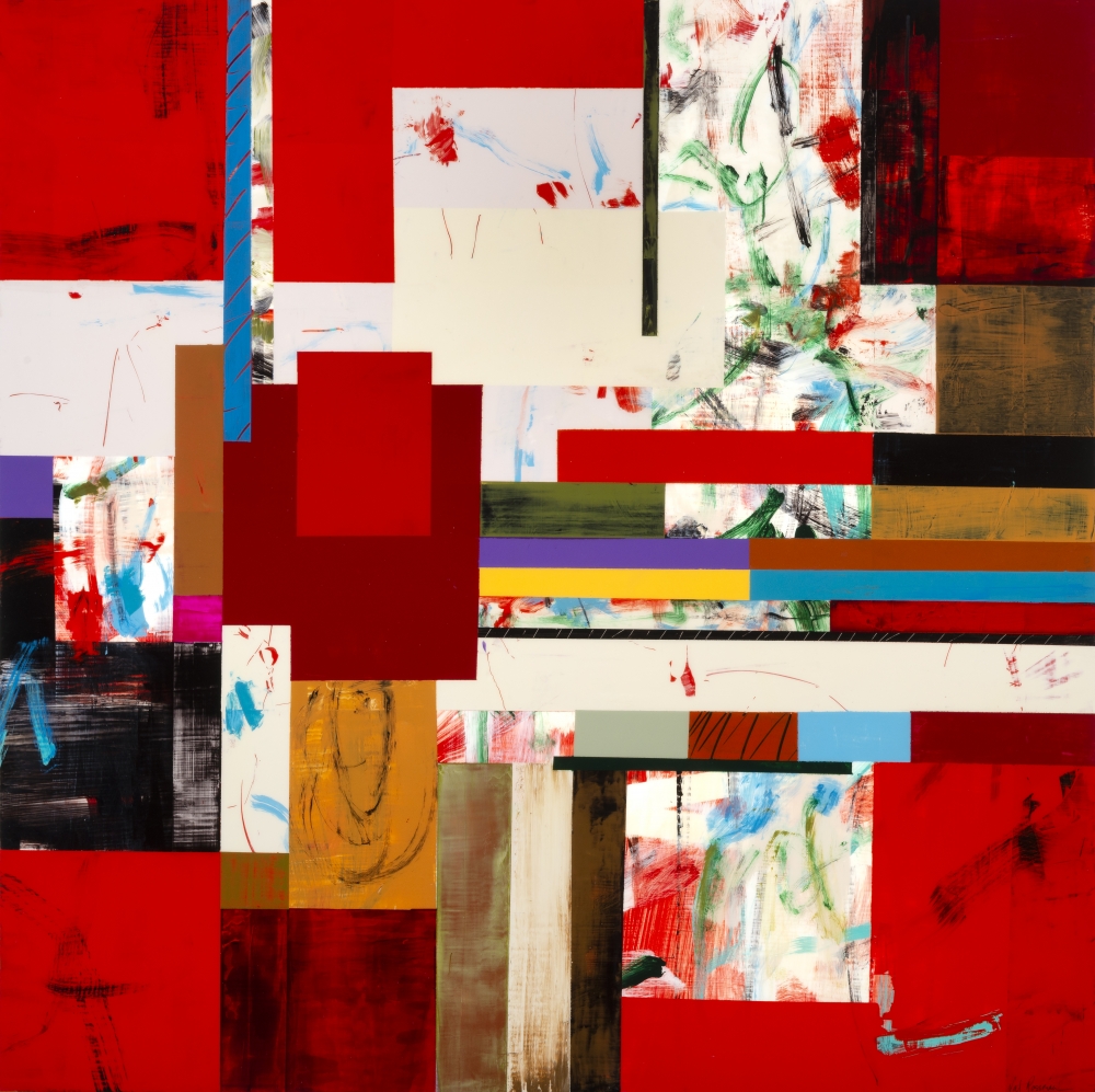 Determined To Keep, 36" x 36", Acrylic On Aluminum
