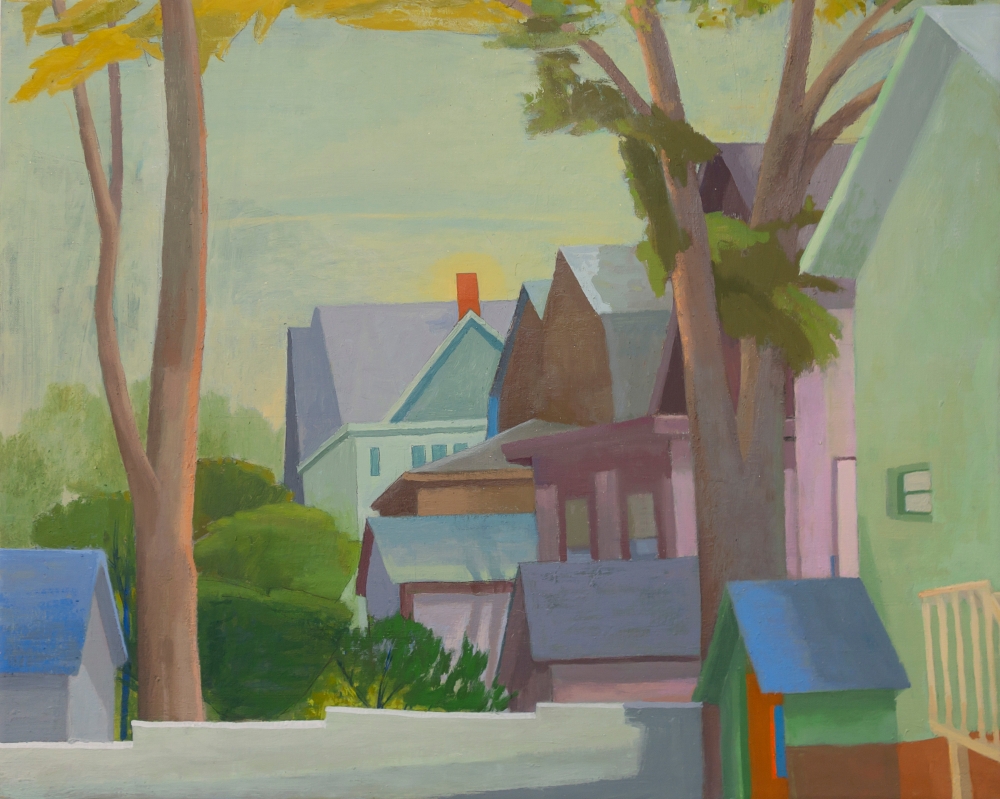 Cul-de-Sac, 24" x 30", Oil On Linen