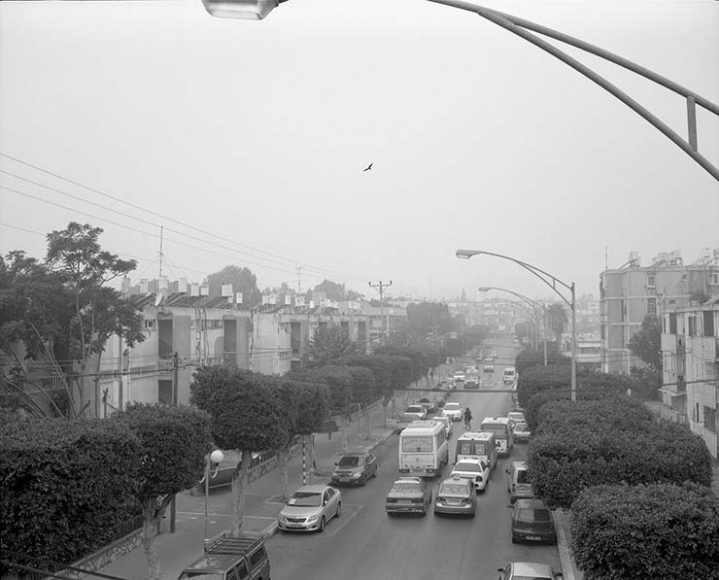 SHARON YA'ARI, Small Morning Traffic Jam, HaRambam Street, Ashdod, 2012