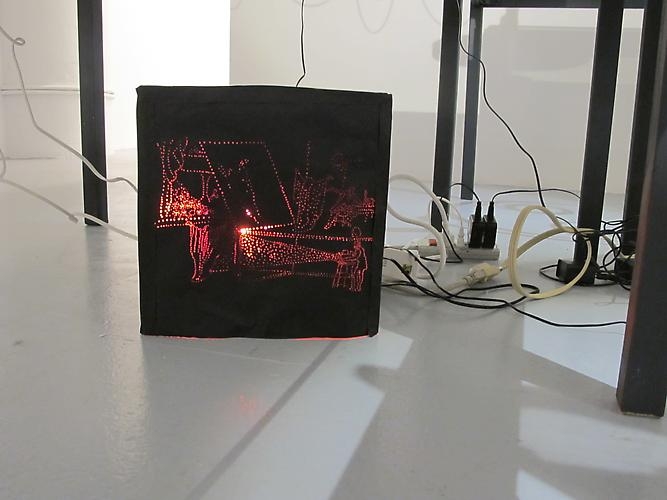 Ofri Cnaani, Pepper's Ghost Black Box Machine, 2012
