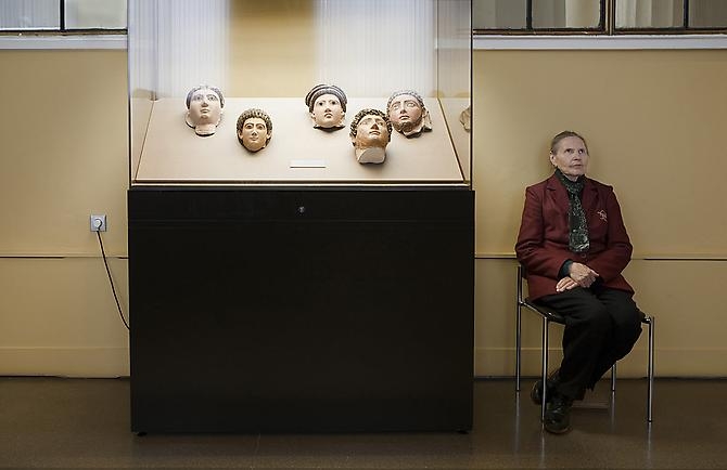 Andy Freeberg, 2nd Century Mummy Masks, Pushkin State Museum of Fine Arts, 2009