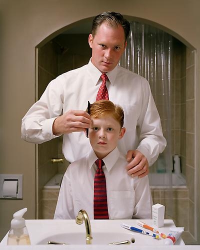 Angela Strassheim, Untitled (Father and Son), 2004