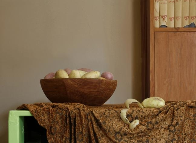 Einat Arif-Galanti, Still Life with Potatoes and Dictionary, 2007