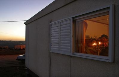 Rina Castelnuovo, Migron Outpost, West Bank, Hanukah, 2004