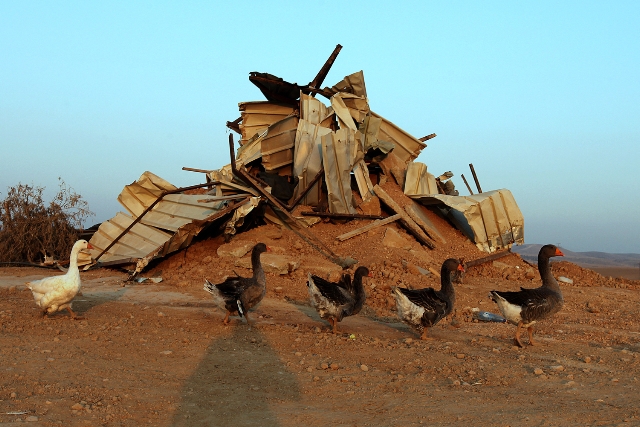 Rina Castelnuvo, Negev Desert (Unrecognized Village), 2010, Color photograph